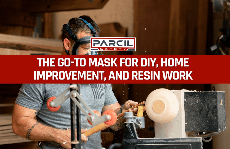 PD-100 Full Face Respirator: The Go-To Mask for DIY, Home Improvement, and Resin Work - Parcil Safety
