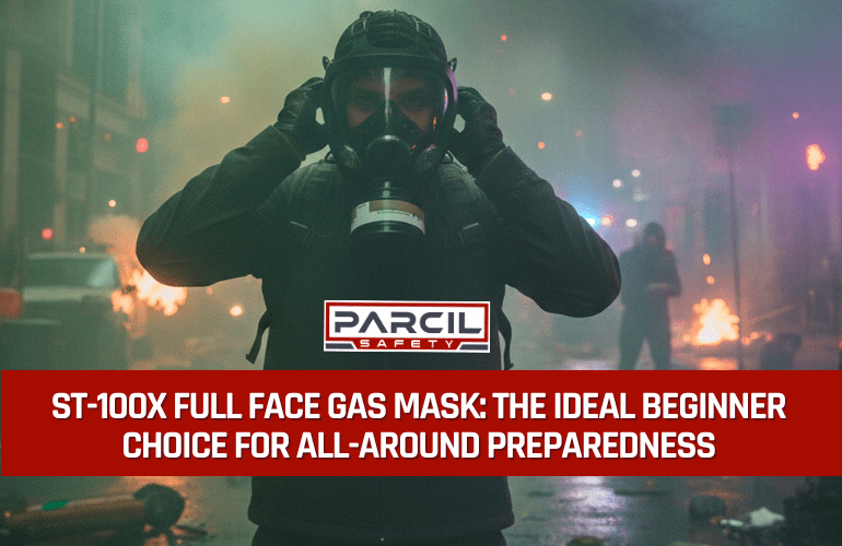 ST-100X Full Face Gas Mask: The Ideal Beginner Choice for All-Around Preparedness - Parcil Safety