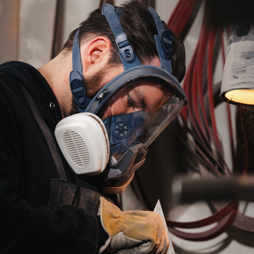 FFR - 100 Bayonet Full - Face Respirator with DualGuard A2P3 R Cartridge Set - Parcil SafetyParcil Safety