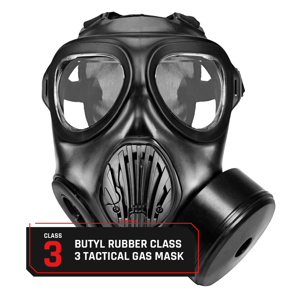 IIR - 100 NATO CBRN Recon Military Tactical Gas Mask with Canteen and N - B - 0 40mm NATO CBRN Defense Canister - Parcil SafetyGas MasksGas MasksParcil Safety
