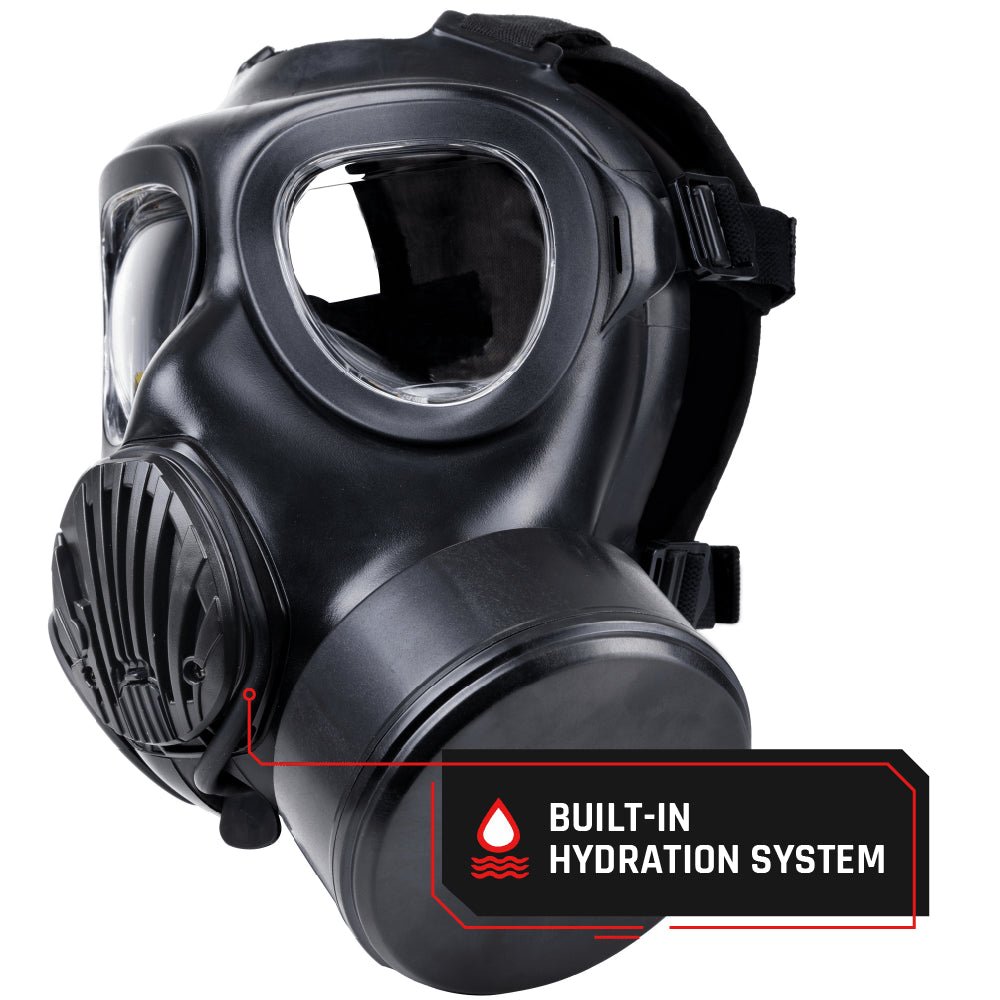 IIR - 100 NATO CBRN Recon Military Tactical Gas Mask with Canteen and N - B - 0 40mm NATO CBRN Defense Canister - Parcil SafetyGas MasksGas MasksParcil Safety