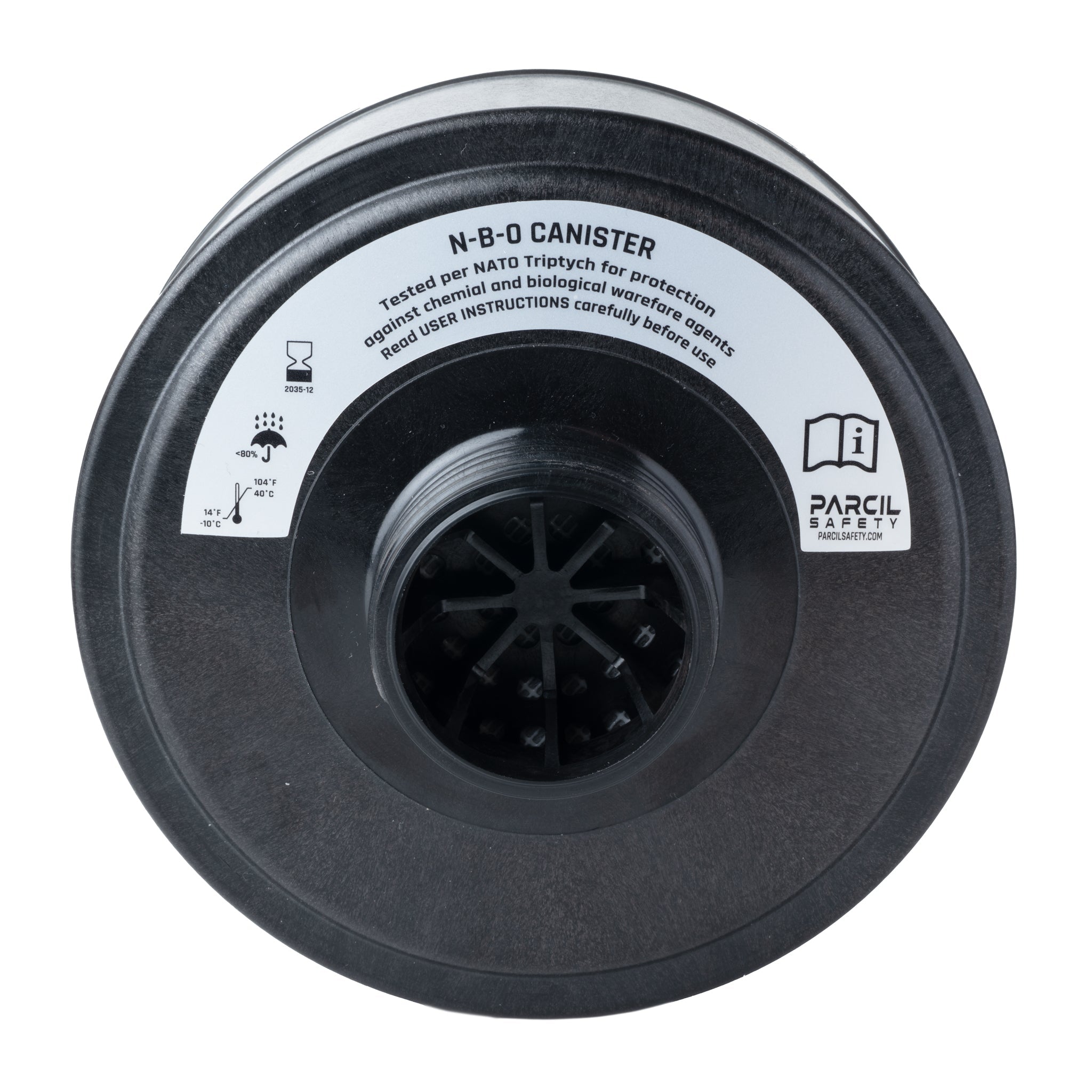 N - B - 0 NATO CBRN A2B2E1 P3 40mm Canister - Parcil SafetyFiltersFiltersParcil Safety