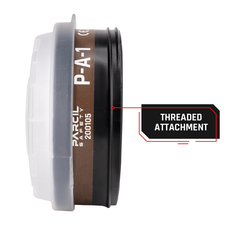P - A - 1 Cartridge with A1 Organic Vapor (OV) P2 Particulate Filtration (Replaces T - 60 & PD - 100 Masks) - Parcil SafetyFiltersFiltersParcil Safety