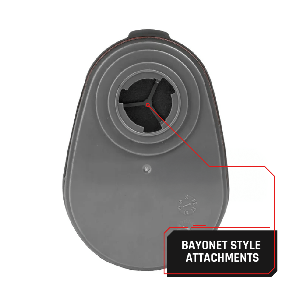P - A - 3 Bayonet Cartridge with A1 Organic Vapor (OV) P2 Particulate Filtration - Parcil SafetyFiltersFiltersParcil Safety