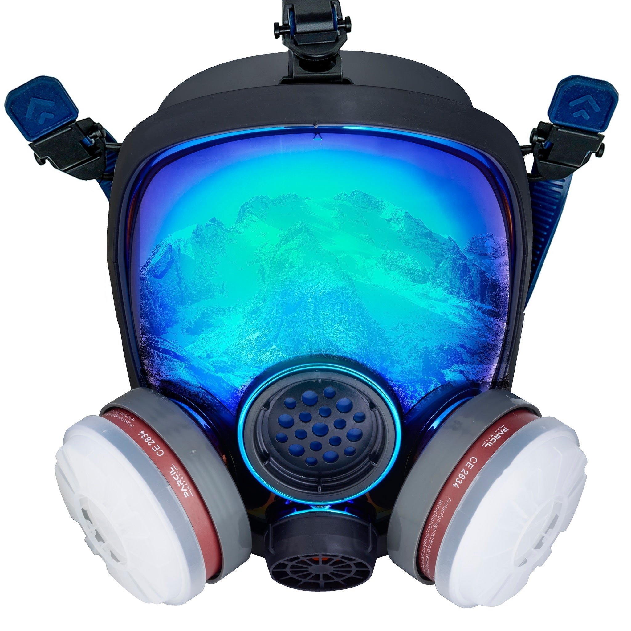 PD - 100 Full - Face Air Purifying Respirator (APR) with A1 Organic Vapor (OV) with P2 Particulate Filter Canister - Parcil SafetyRespiratorsRespiratorsParcil Safety