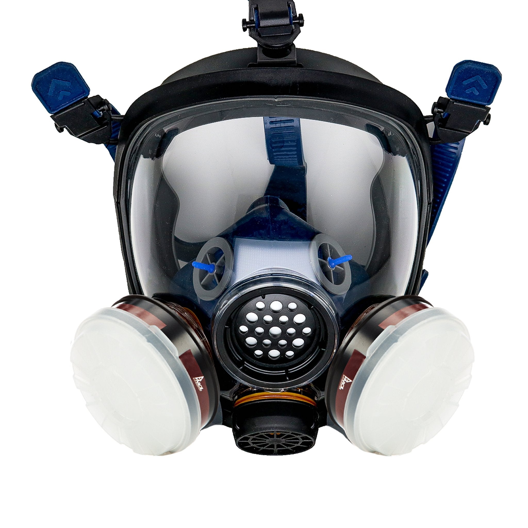 PD - 100 Organic Vapor Full Face Respirator Mask - FREE PD - 452 Emergency Fire Extinguisher Blanket! - Parcil Safety front side