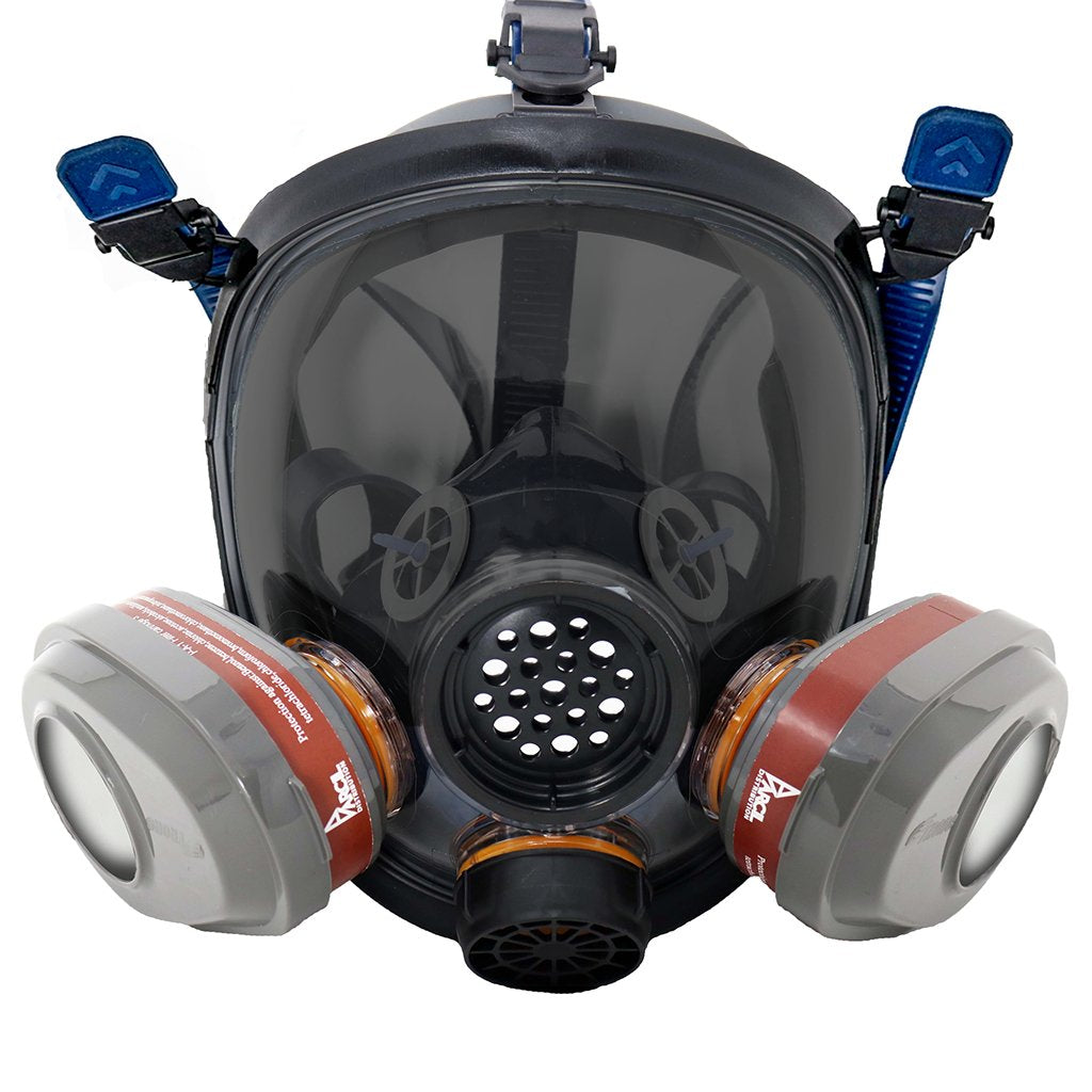 PD - 101 Full - Face Industrial Air Purifying Respirator (APR) with A1 Organic Vapor (OV) with P2 Particulate Filter Canister - Parcil SafetyRespiratorsRespiratorsParcil Safety