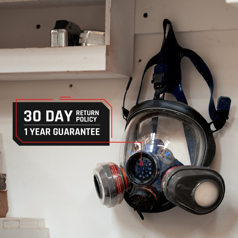 PD - 101 Full - Face Industrial Air Purifying Respirator (APR) with A1 Organic Vapor (OV) with P2 Particulate Filter Canister - Parcil SafetyRespiratorsRespiratorsParcil Safety
