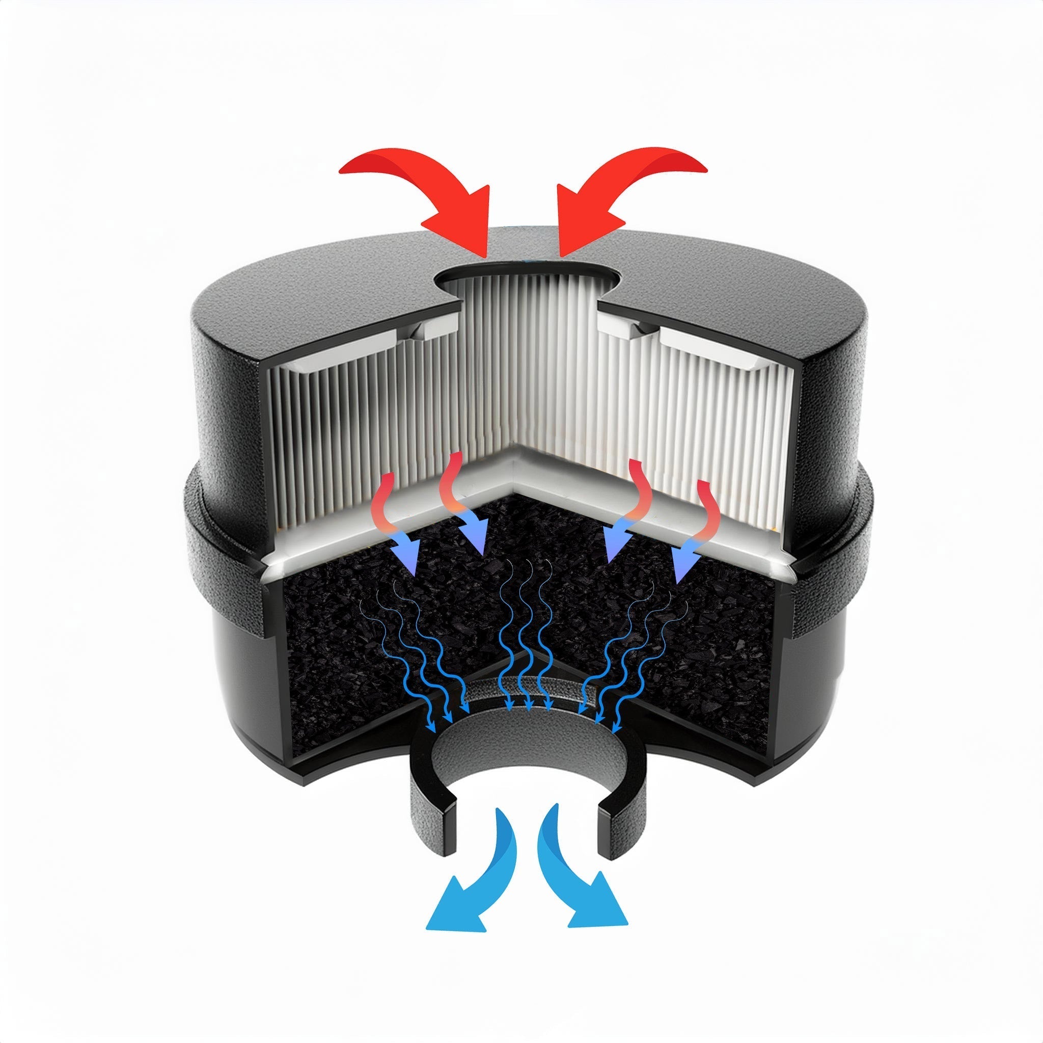 P - D - 1 40 MM A2P3 R Canister - Combination Organic Vapor and Particulate Filter