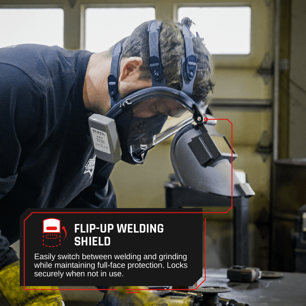Pre - Sale WF - 100 Welding Industrial Full - Face Respirator with O - A - X Cartridge - Parcil SafetyParcil Safety