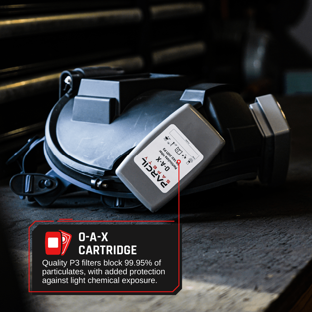 Pre - Sale WF - 100 Welding Industrial Full - Face Respirator with O - A - X Cartridge - Parcil SafetyParcil Safety