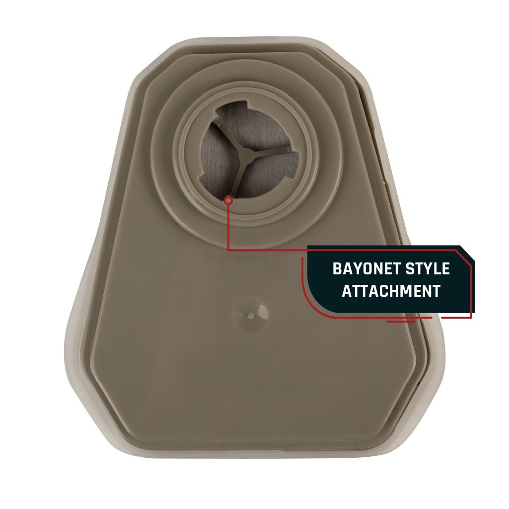 ProGuard OV/P95 Organic Vapor Bayonet Cartridge with Particulate P95 Filtration - NIOSH Approved - Parcil Safety Filters back side