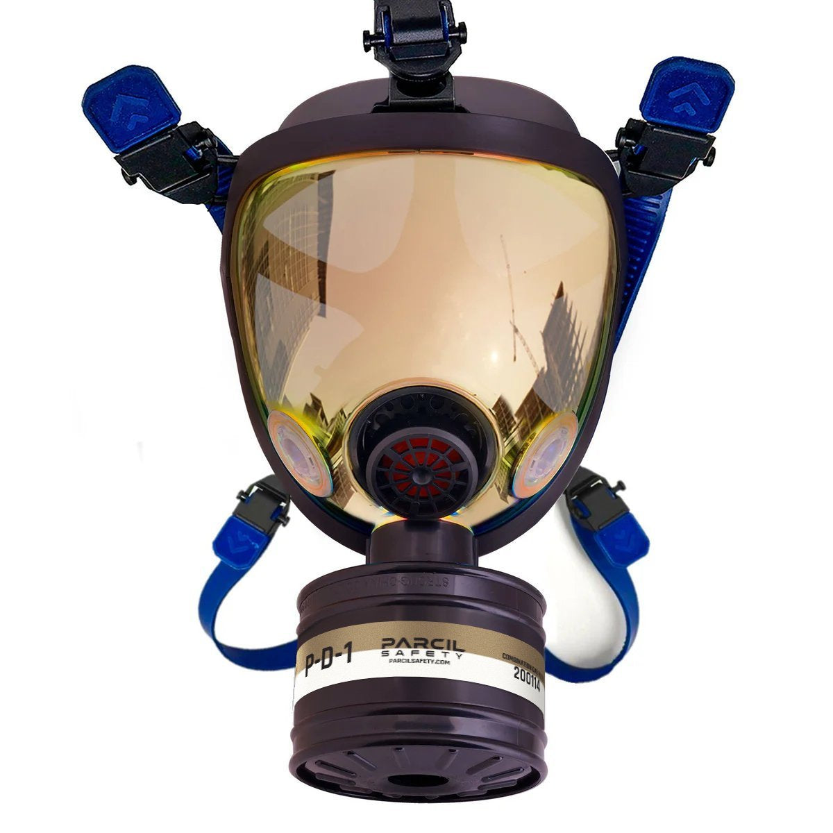 ST - 100X Clear Full - Face Survival Gas Mask with Organic Vapor and Particulate Protection - Parcil SafetyGas MasksGas MasksParcil Safety