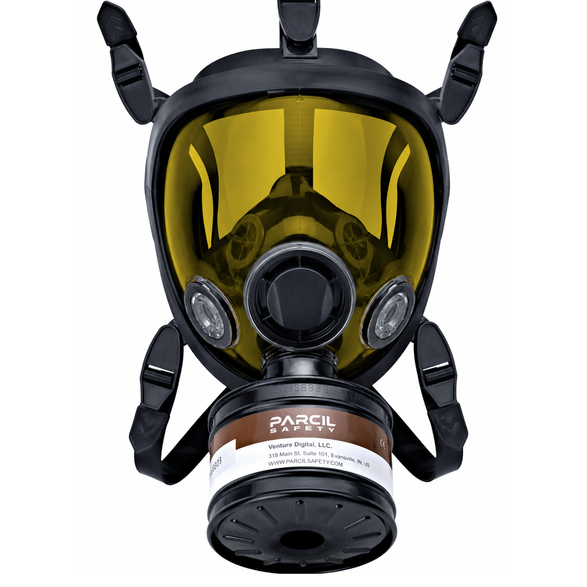 ST-100X Light Amber Tinted Full Face Respirator Gas Mask with Organic Vapor and Particulate Filtration - Parcil SafetyGas MasksGas MasksParcil Safety