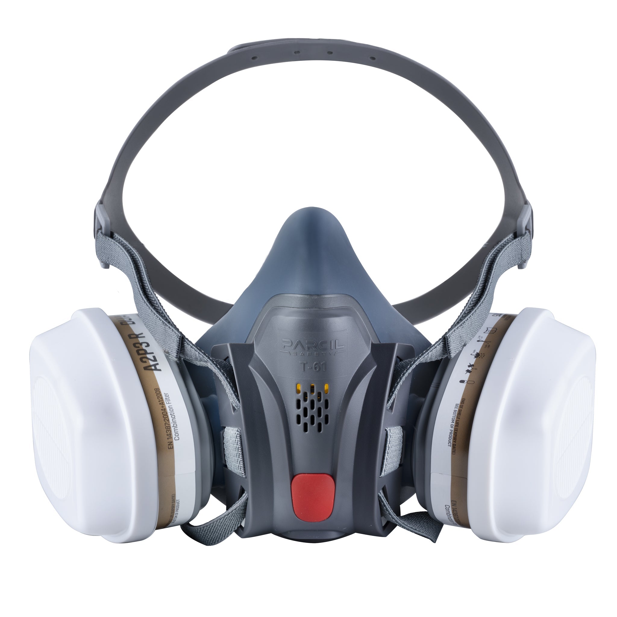 T - 61 Half Face Respirator Gas Mask & C - 10 Goggles with Organic Vapor and Particulate Filtration - Parcil SafetyRespiratorsRespiratorsParcil Safety
