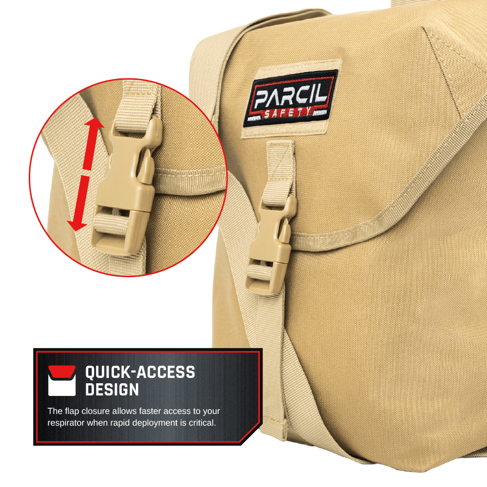 Tactical Carry Bag for Full-Face Gas Masks & Respirators - Parcil SafetyParcil Safety