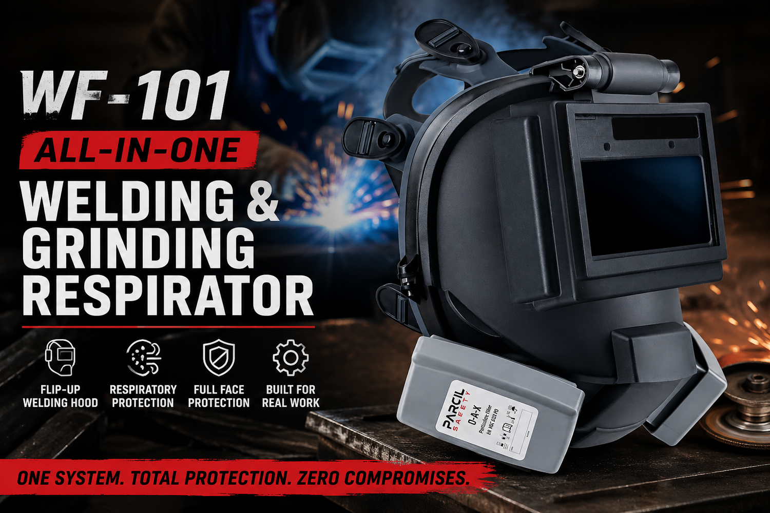 Welding Respirators Explained: One System for Welding, Grinding & Respiratory Protection