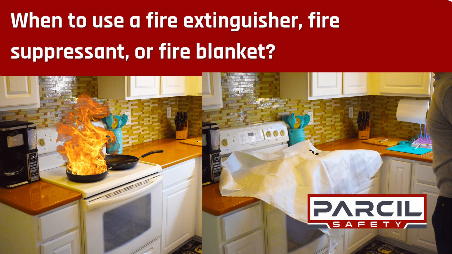 What are the differences between fire extinguishers, fire suppressants and fire blankets? - Parcil Safety