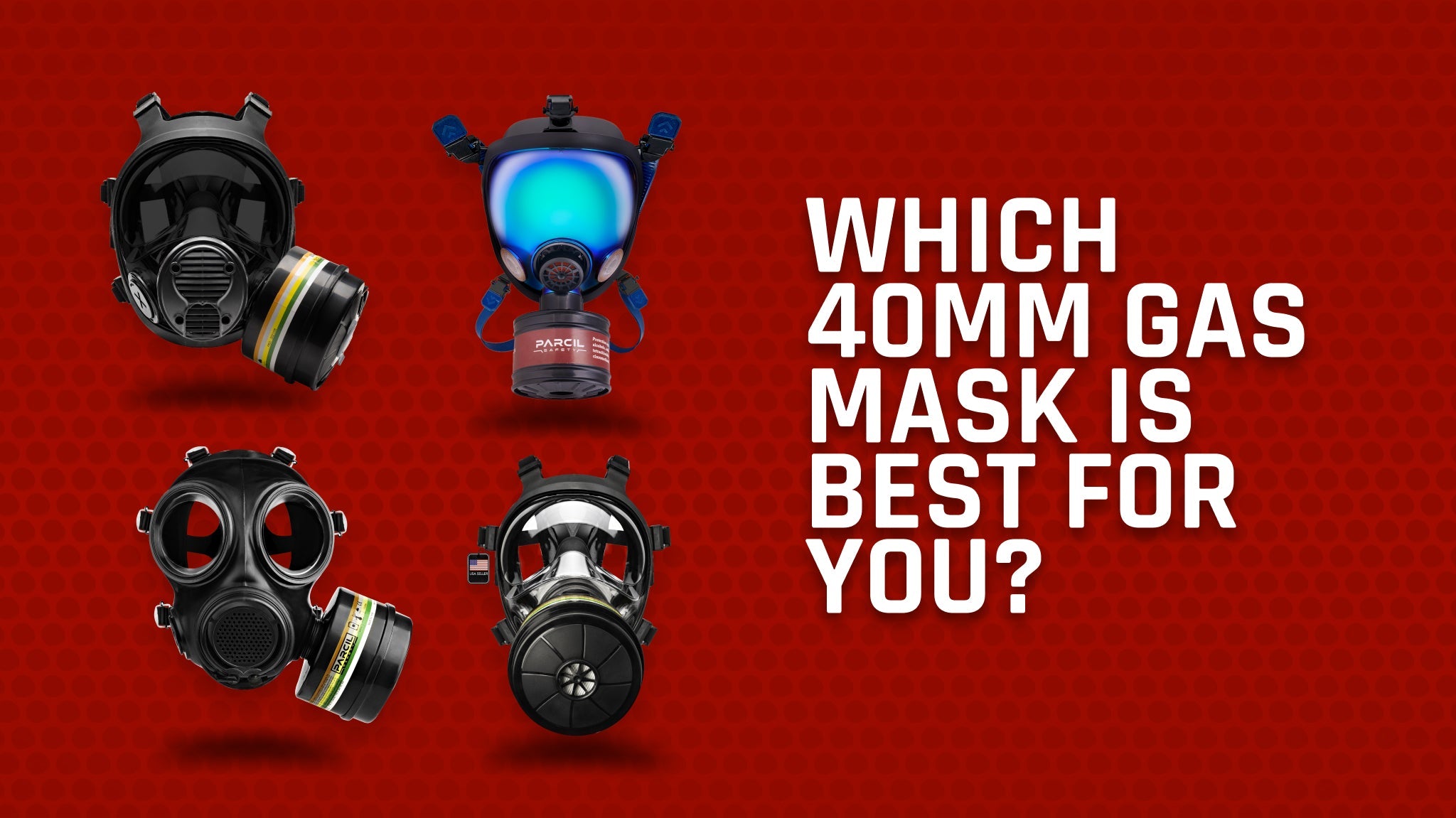 Which 40-MM Gas Mask is best for you? - Parcil Safety