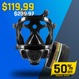 CS-100  Military Gas Mask with N-B-1 Defense Canister Image