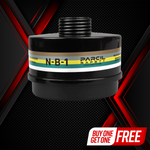 Defense N-B-1 40mm Canister A2B2E2K2P3 R  - Fits all 40mm Gas Masks Image