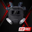 WF-100 Welding & Grinding Industrial Full-Face Respirator with O-A-X Cartridge Image