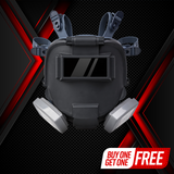 WF-100 Welding & Grinding Industrial Full-Face Respirator with O-A-X Cartridge