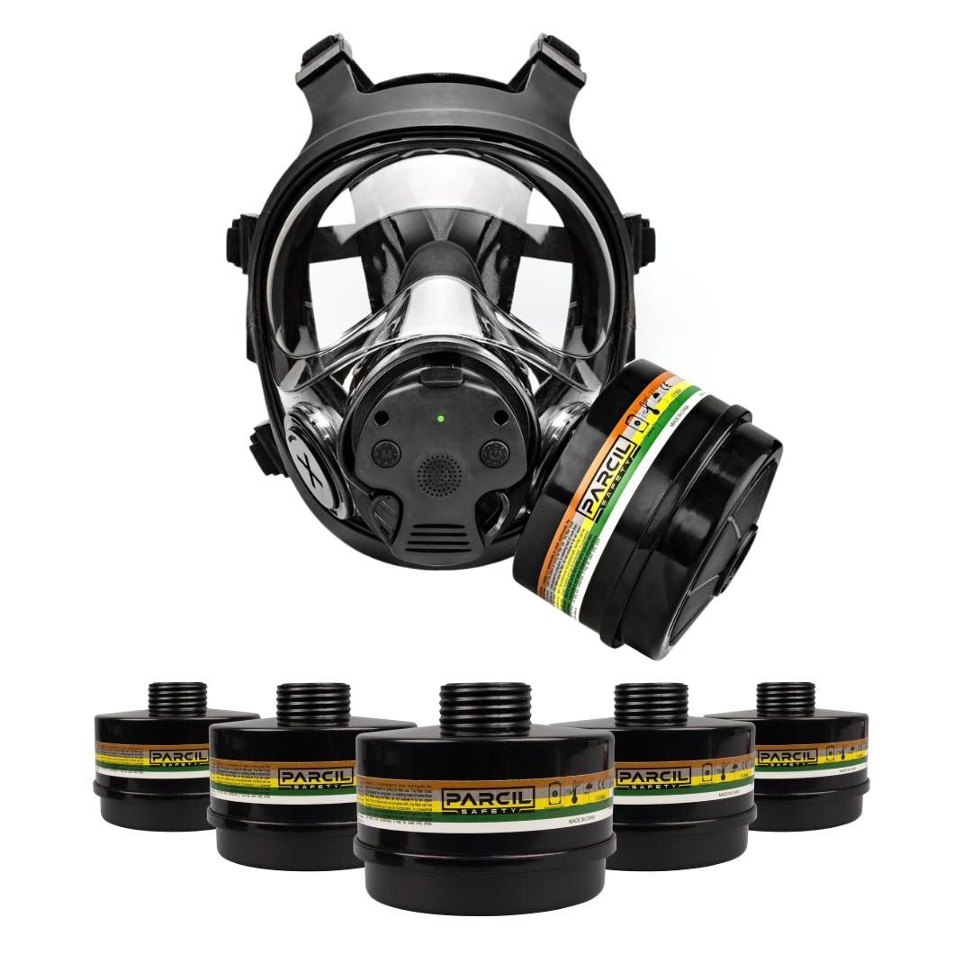 5 DefensePro N - B - 1 Filter Canisters - FREE NB - 100E Tactical Gas Mask! - Parcil SafetyBundle DealsBundle DealsParcil Safety