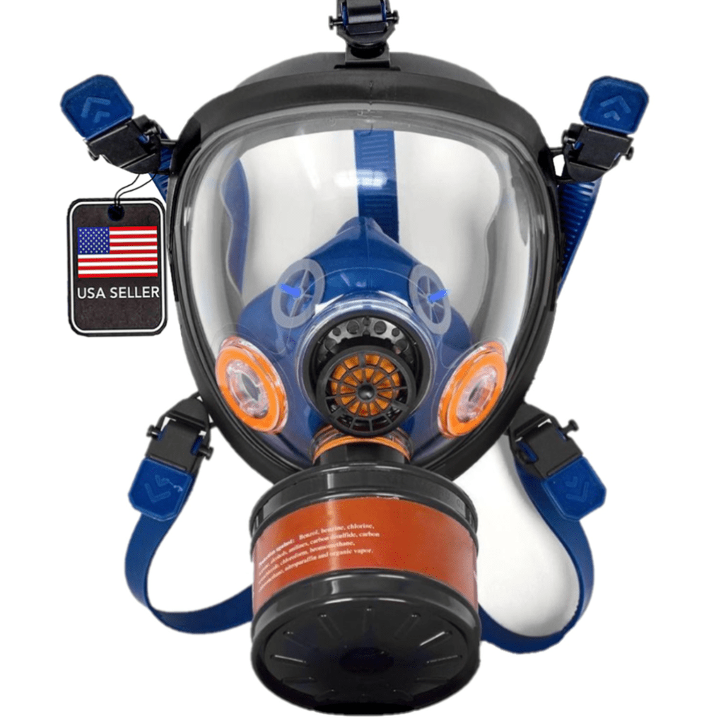7 P - D - 1 Organic Vapor Particulate Filter Canisters - FREE ST - 100X Survival Gas Mask! - Parcil SafetyBundle DealsBundle DealsParcil Safety