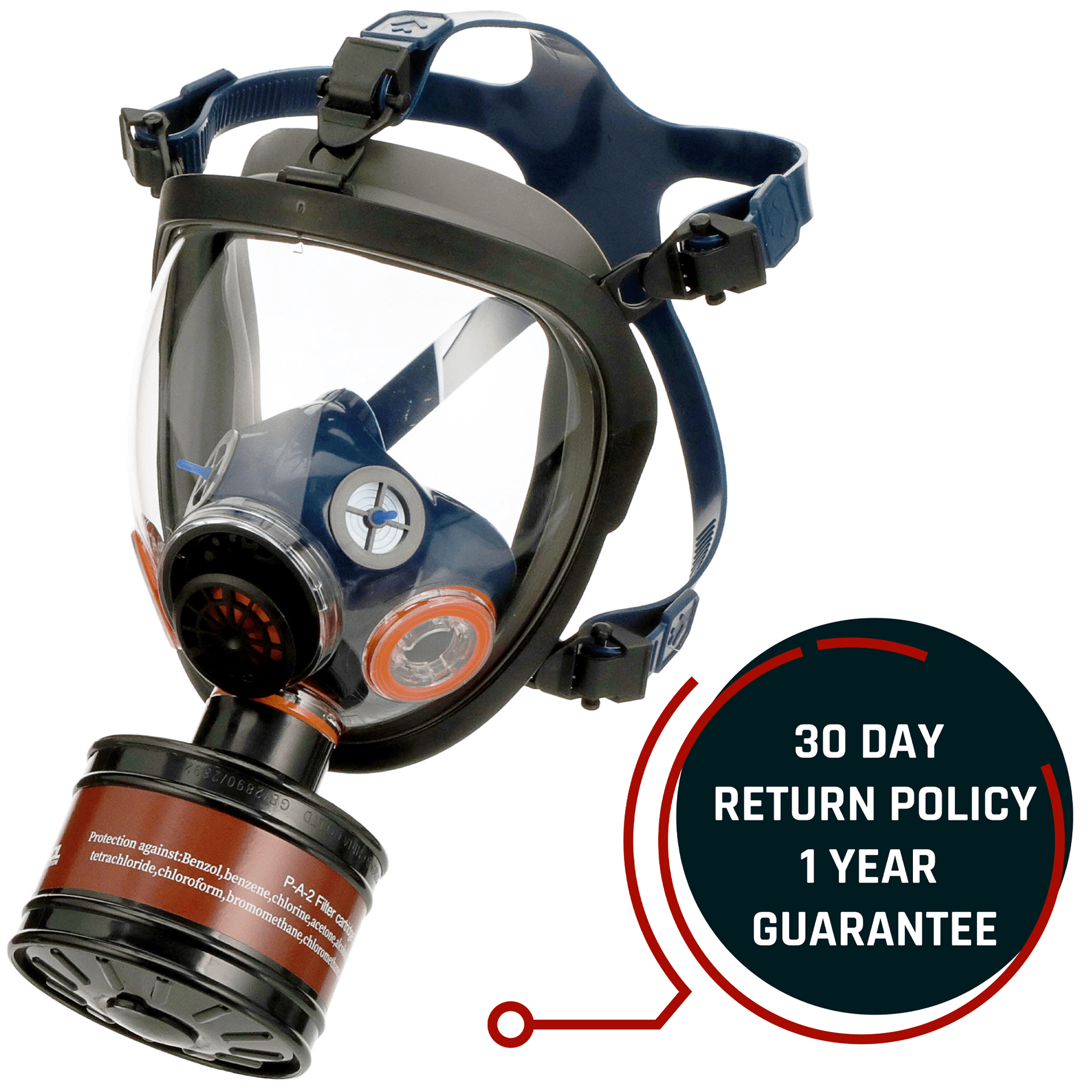 7 P - D - 1 Organic Vapor Particulate Filter Canisters - FREE ST - 100X Survival Gas Mask! - Parcil SafetyBundle DealsBundle DealsParcil Safety