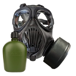 IIR-100 NATO CBRN Recon Military Tactical Gas Mask with Canteen and N-B-0 40mm NATO CBRN Defense Canister Image