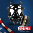 CS-100  Military Gas Mask with N-B-1 Defense Canister Image