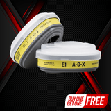 A-G-X Bayonet Cartridge with Acid Gas and Particulate Filtration Set (E1P2)