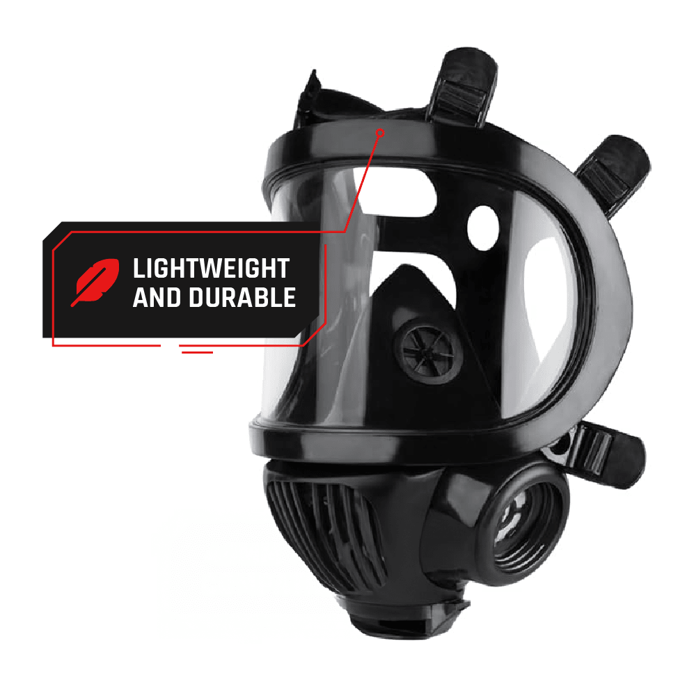 CS - 100 Military Gas Mask with N - B - 1 Defense Canister - Parcil SafetyParcil Safety