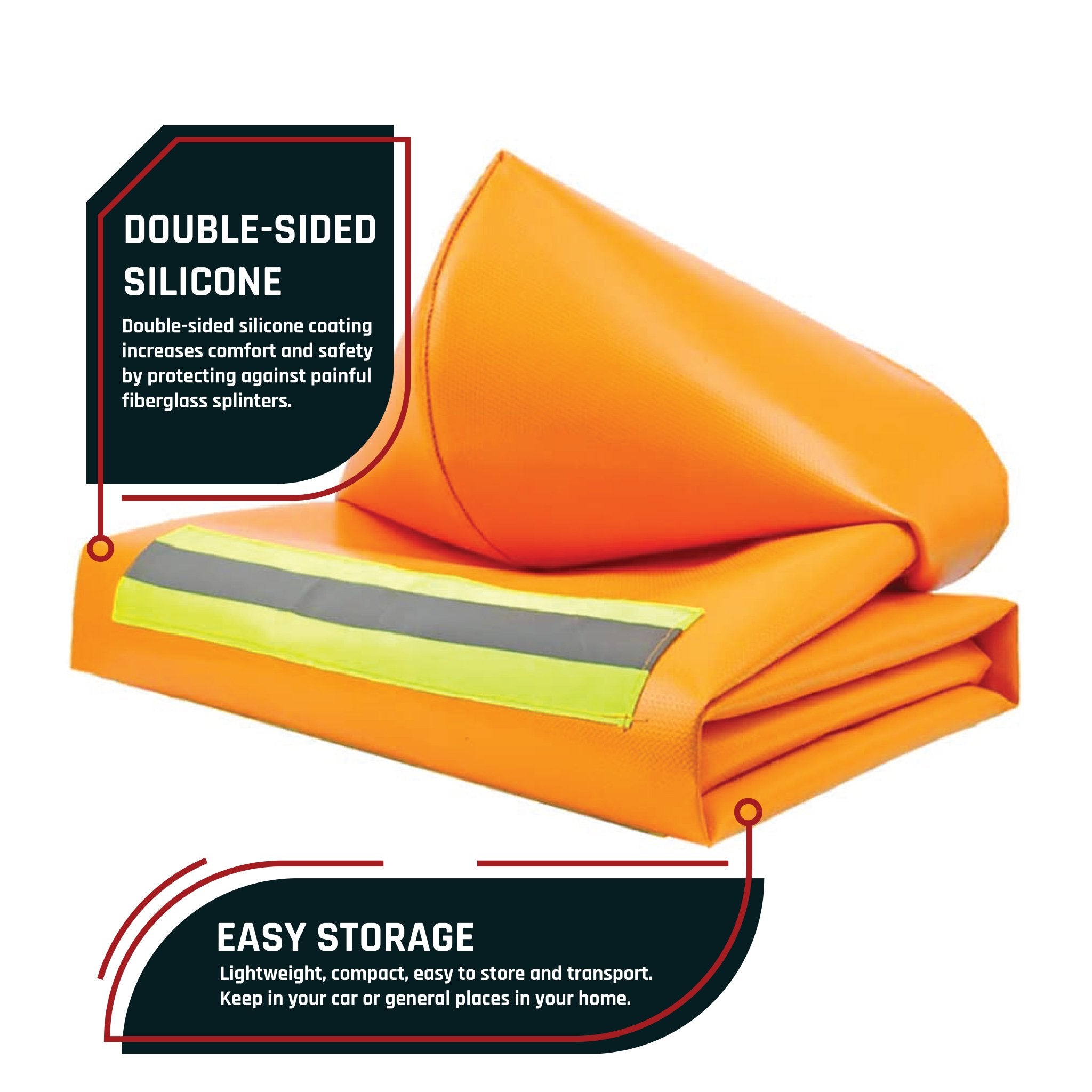 FEC - 100 Large Fire Escape Cape - Silicone Coated Fire Resistant Blanket - Parcil SafetyFire SafetyFire SafetyParcil Safety