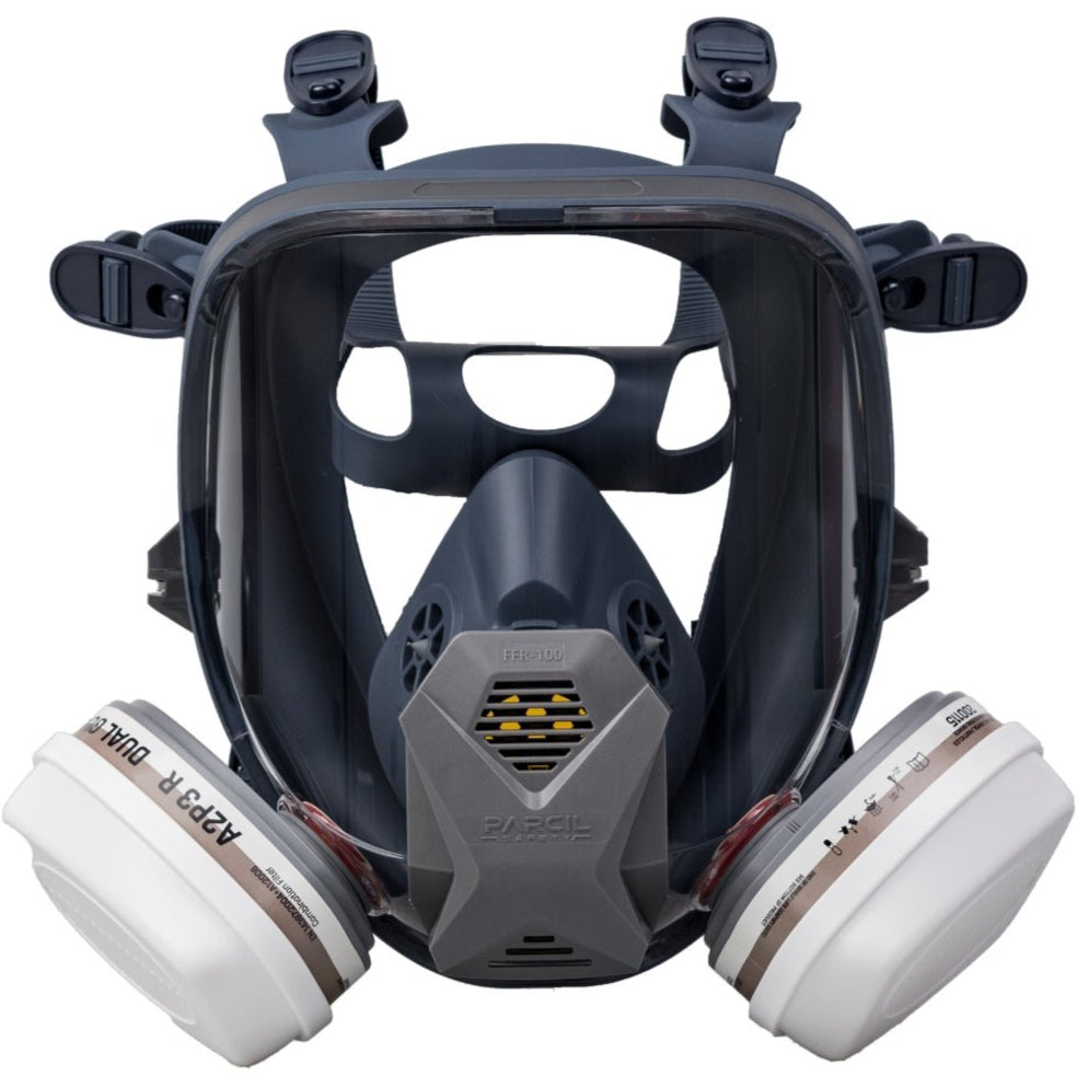 FFR - 100 Bayonet Full - Face Respirator with DualGuard A2P3 R Cartridge Set - Parcil SafetyParcil Safety