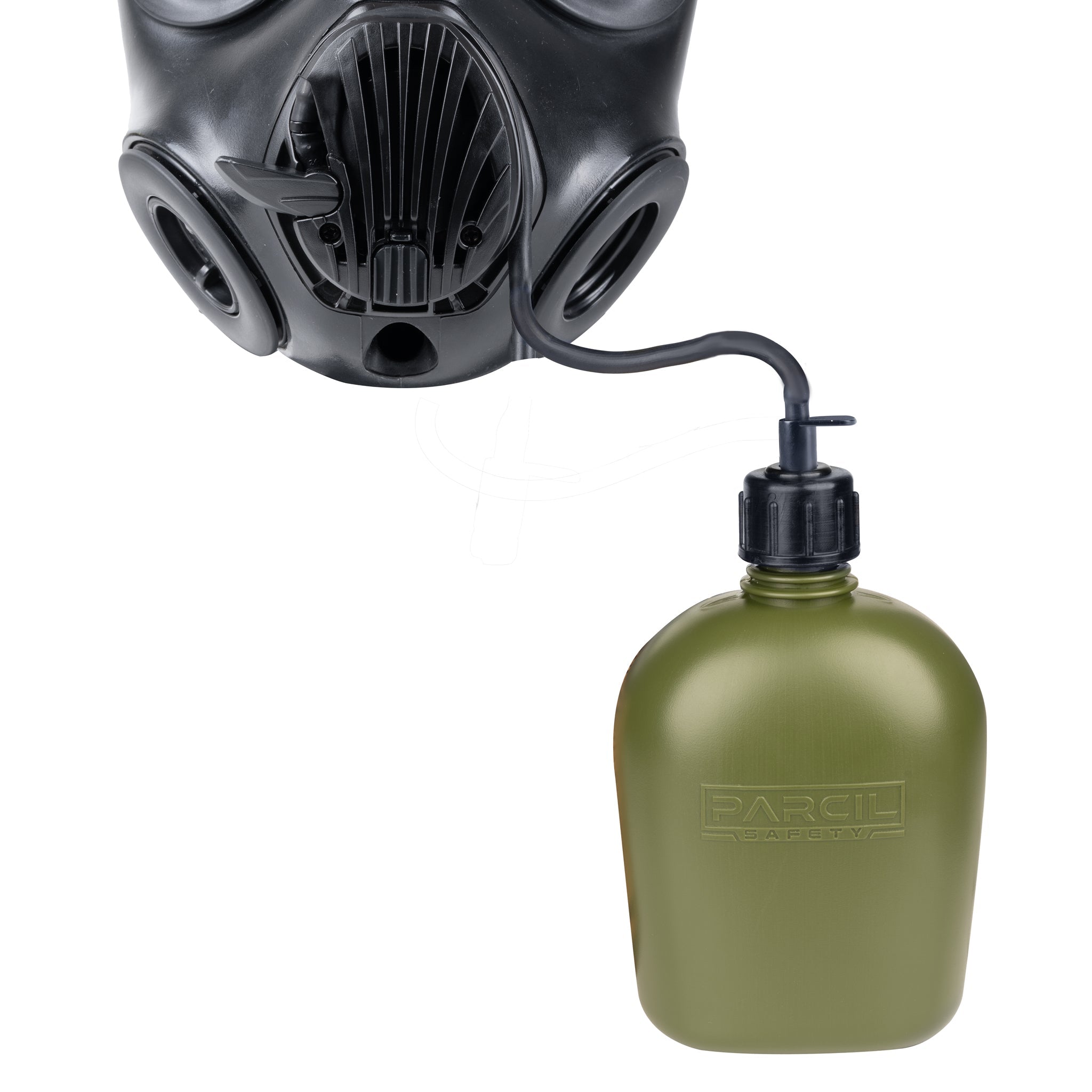 IIR - 100 NATO CBRN Recon Military Tactical Gas Mask with Canteen and N - B - 0 40mm NATO CBRN Defense Canister - Parcil SafetyGas MasksGas MasksParcil Safety
