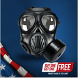 IIR-100 NATO CBRN Recon Military Tactical Gas Mask with N-B-0 40mm NATO CBRN Defense Canister Image