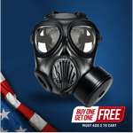 IIR-100 NATO CBRN Recon Military Tactical Gas Mask with N-B-0 40mm NATO CBRN Defense Canister Image