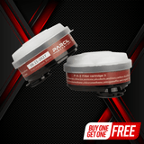 P-A-2 Dual Purpose Organic Vapor and Particulate Filter Cartridge (2-Pack) - Quick & Easy Snap-on Design - Replaces Filter on T-90 Respirator