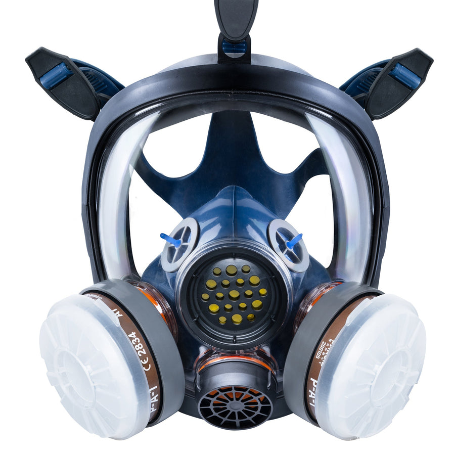 PD - 100 Full - Face Air Purifying Respirator (APR) with A1 Organic Vapor (OV) with P2 Particulate Filter Canister - Parcil SafetyRespiratorsRespiratorsParcil Safety