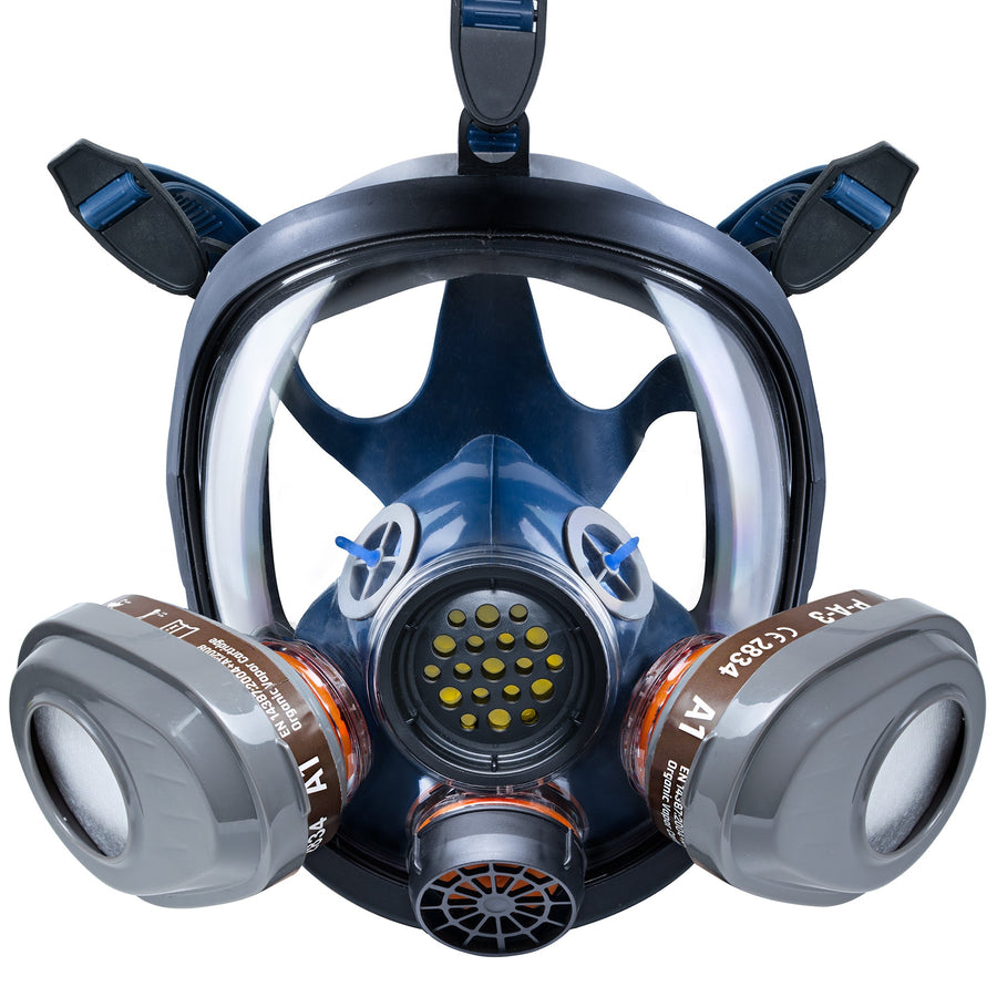 PD - 101 Full - Face Industrial Air Purifying Respirator (APR) with A1 Organic Vapor (OV) with P2 Particulate Filter Canister - Parcil SafetyRespiratorsRespiratorsParcil Safety