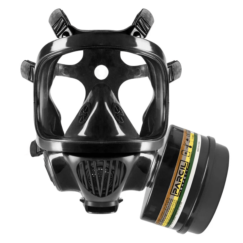 Rookie Ember Wildfire Kit – Essential Protection Bundle, Includes CS - 100 gas mask and SB - 500 Silicone Fire Blanket - Parcil SafetyParcil Safety