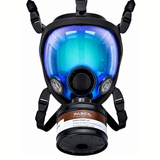 ST-100X Arctic Blue Mirrored - Full Face Respirator Gas Mask with Organic Vapor and Particulate Filtration