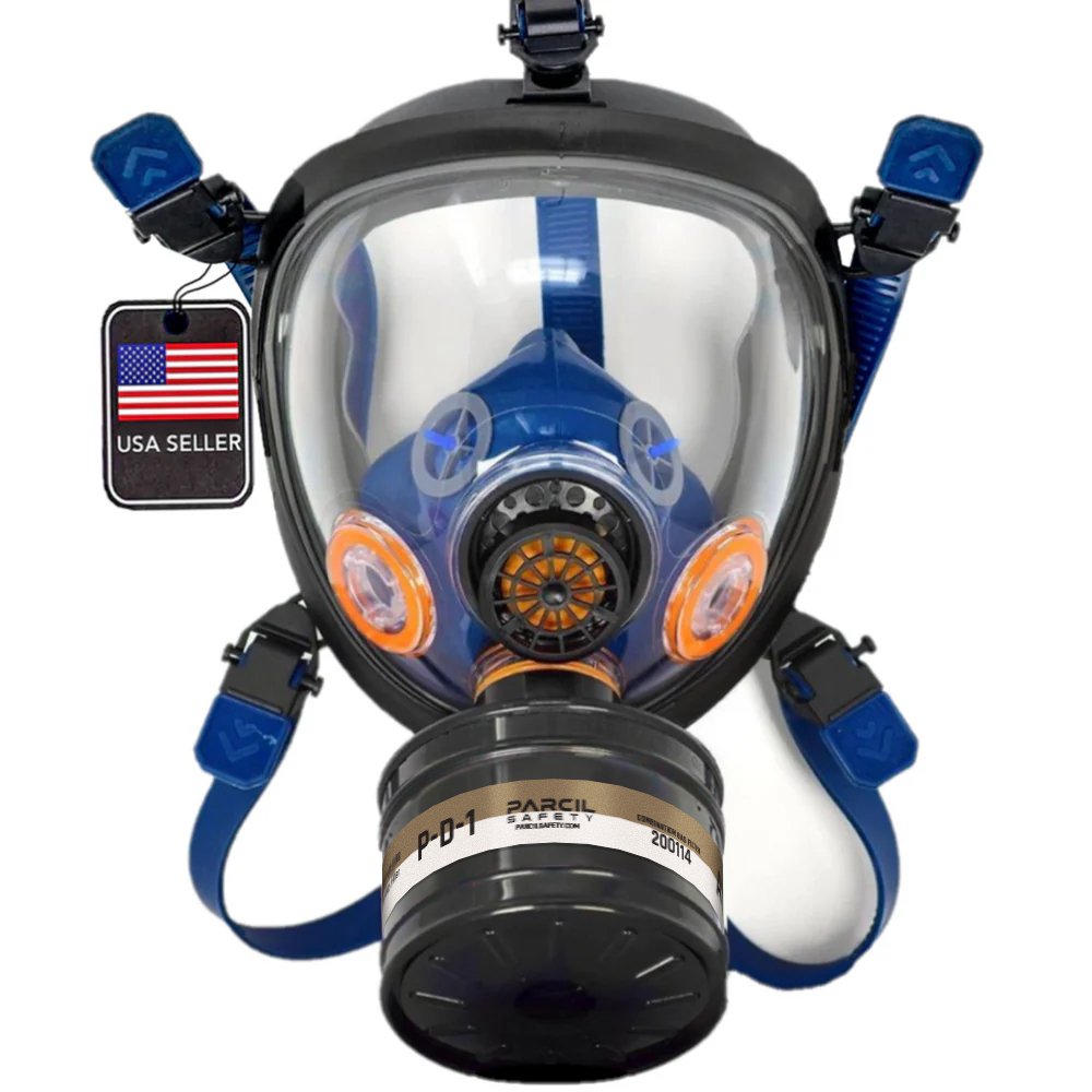 ST - 100X Full - Face Survival Gas Mask with Organic Vapor and Particulate Protection - Parcil SafetyGas MasksGas MasksParcil Safety