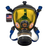 ST-100X Light Amber Tinted Full Face Respirator Gas Mask with Organic Vapor and Particulate Filtration