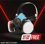 T-60 Half Face Respirator Gas Mask with Organic Vapor and Particulate Filtration Image