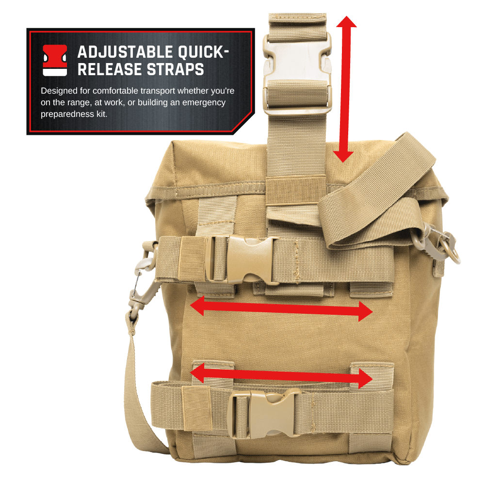 Tactical Carry Bag for Full-Face Gas Masks & Respirators - Parcil SafetyParcil Safety