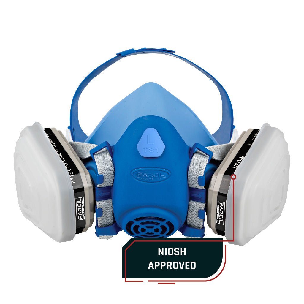 UltraSeal Half - Face Respirator NIOSH - Approved T - 71/T - 81 - Parcil SafetyRespiratorsRespiratorsParcil Safety