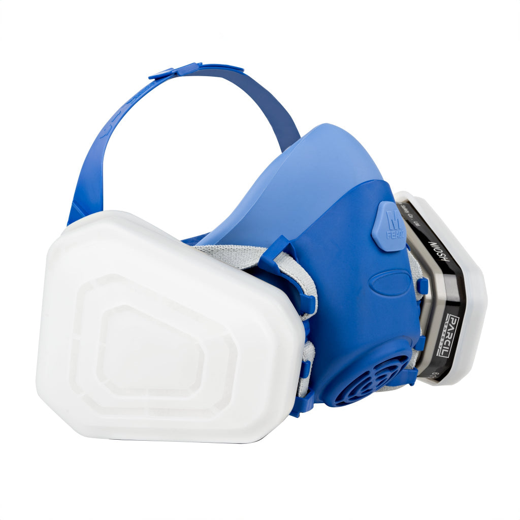 UltraSeal Half - Face Respirator with ProGuard OV/P95 Organic Vapor Bayonet Cartridge NIOSH - Approved T - 71/T - 81 - Parcil Safety left side